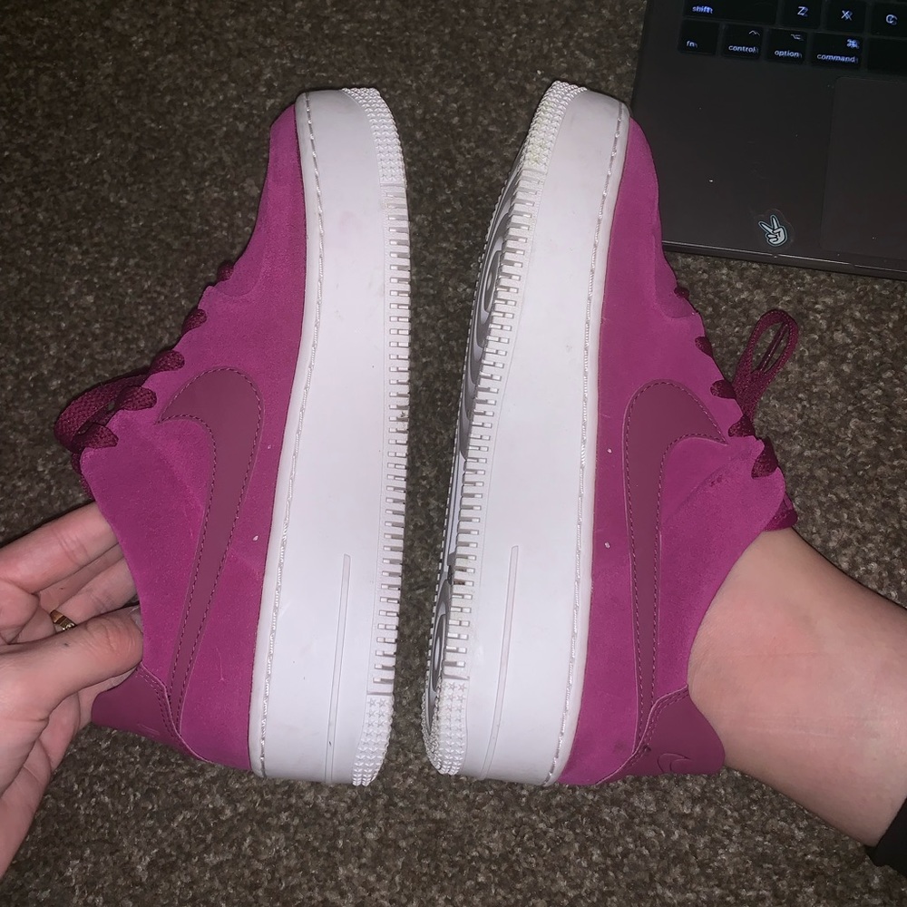 Nike Pink and White Women's Sneakers